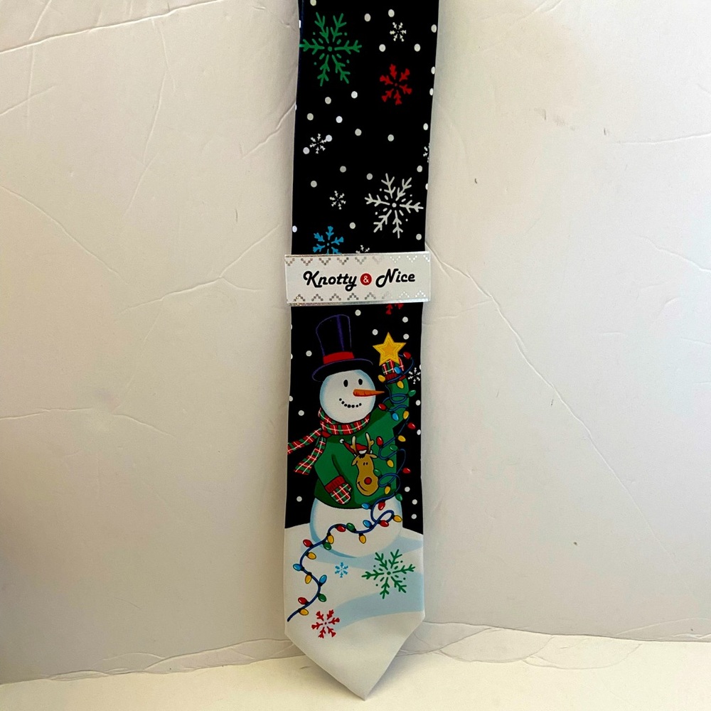 Winter or Holiday Tie by Knotty & Nice
